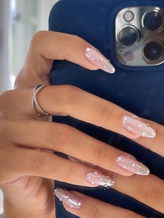 pink nail ideas cute