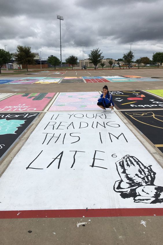 senior parking spot friends ideas