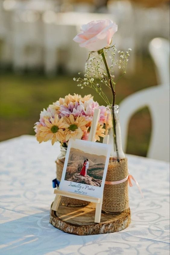 cute floral centerpiece