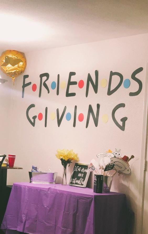 friendsgiving backdrop ideas