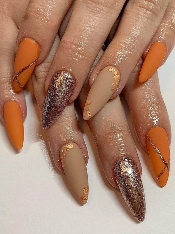 modern nails for Fall 