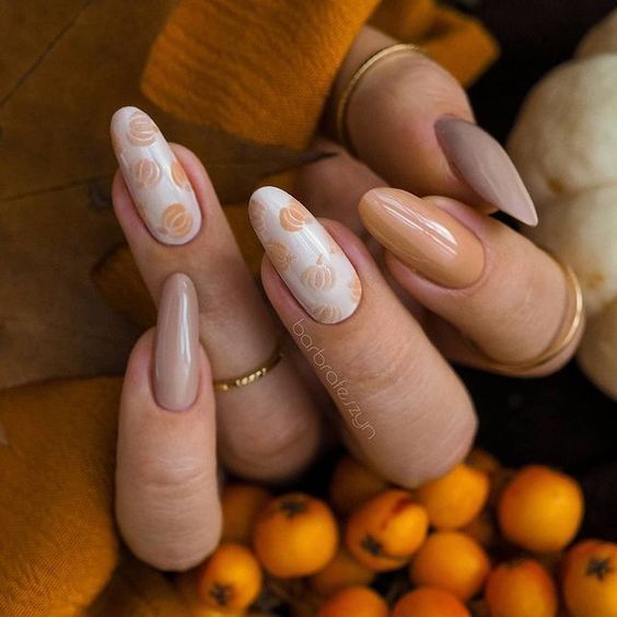 Thanksgiving nails 