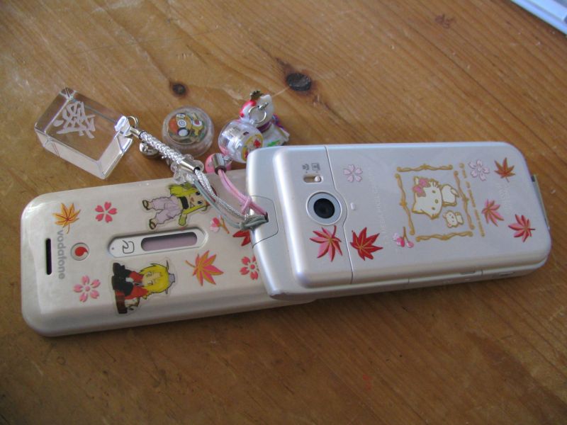 Flip Phones with Charms