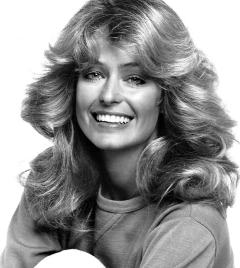 Farrah Fawcett - Feathered hair as the ideal look