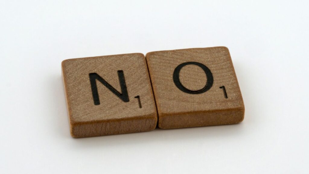 Say no without guilt