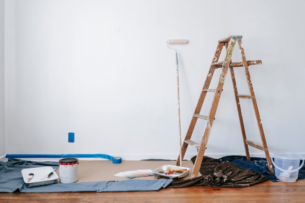 Repairs are half-done or missing