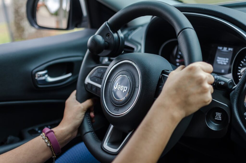 Holding the Steering Wheel at the Wrong Angle
