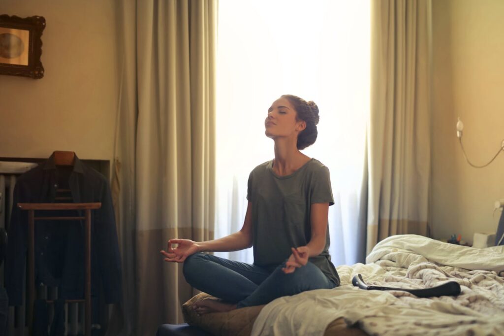 Try Meditation or Deep Breathing