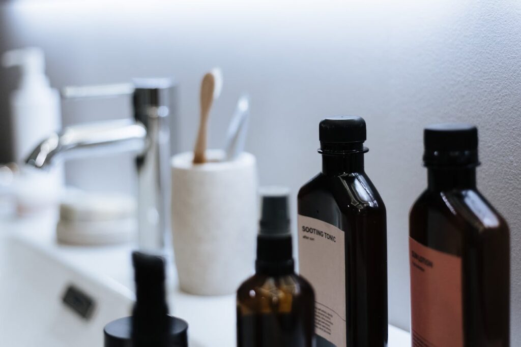 Too many bathroom products