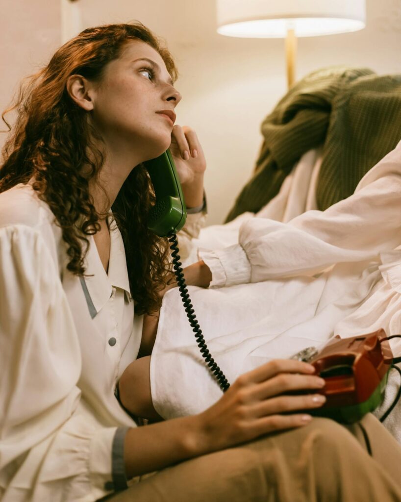 You had to wait by the phone