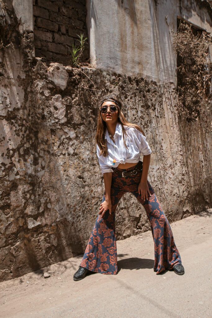 Bell-bottom pants as a wardrobe essential