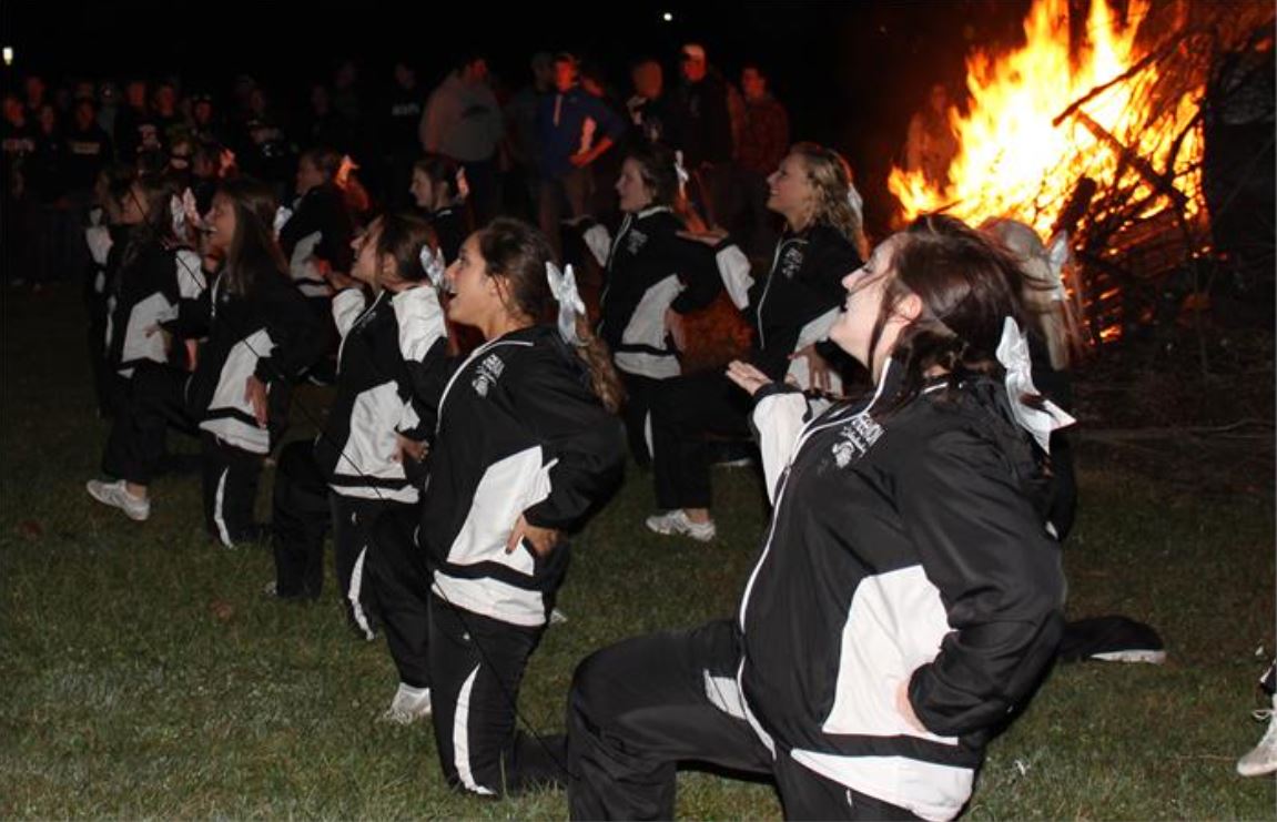 High school Homecoming Bonfire