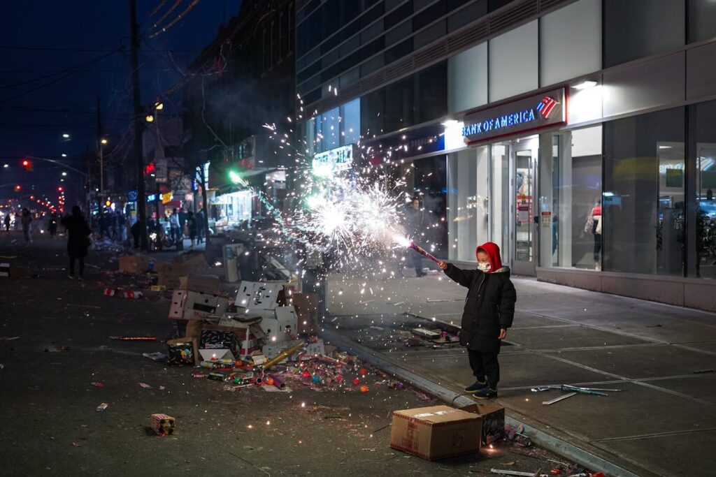 Playing with Fireworks in Suburbs