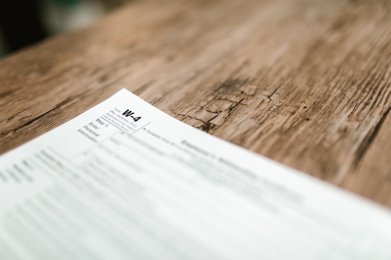 Taxes, W-4, And Pay Stubs