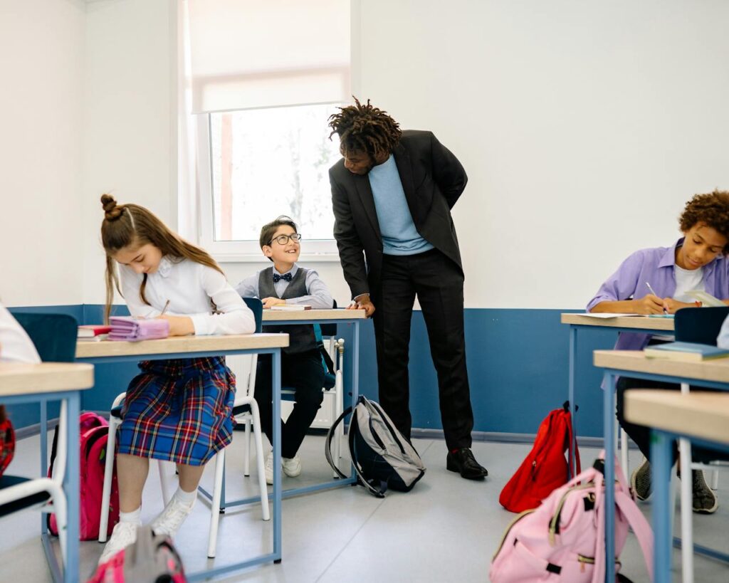 No backpacks allowed in class