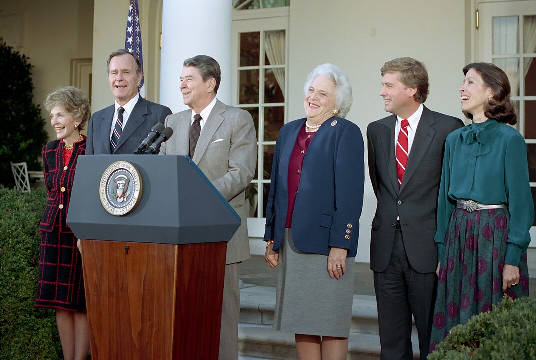 President Reagan and George H. W. Bush