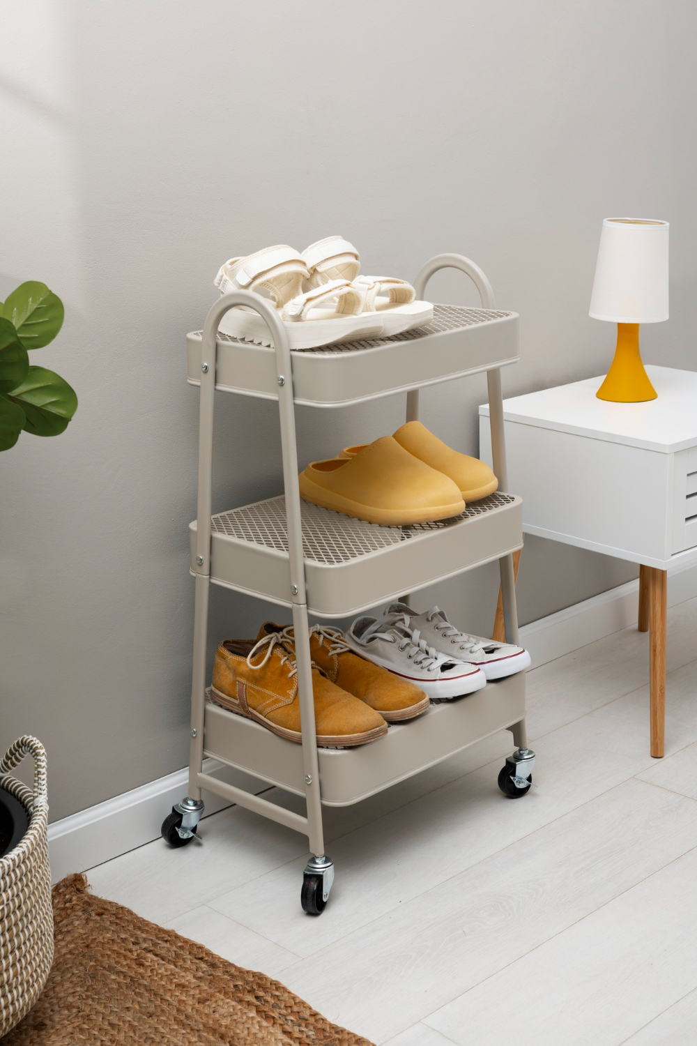 Rolling Carts for Swappable Zones