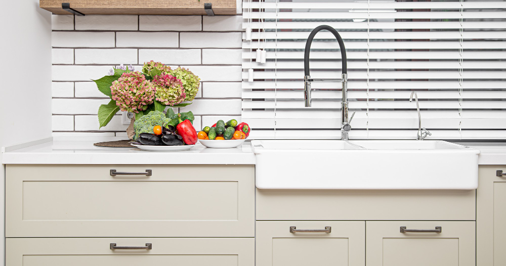 Faux-Farmhouse Sinks and Distressed Everything