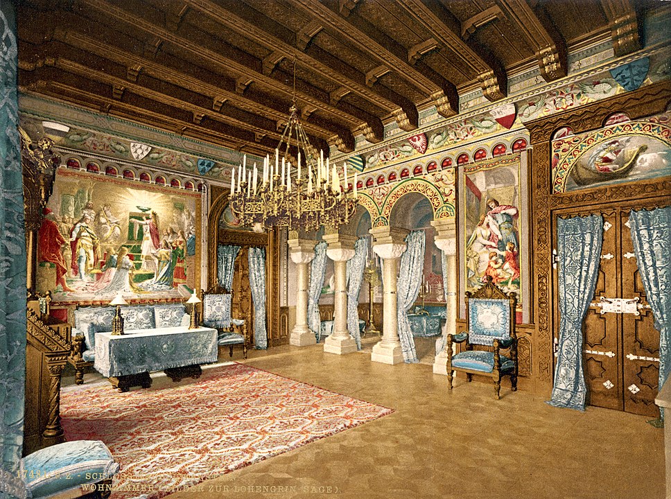 Neuschwanstein Castle Interiors, Germany