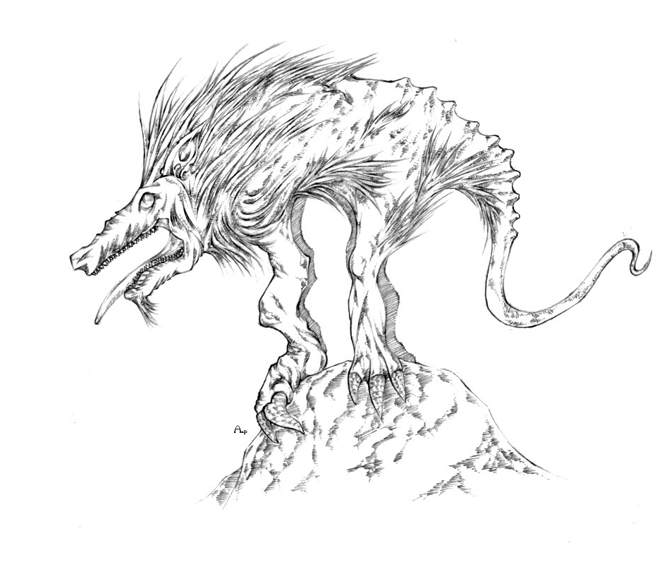 Chupacabra - canids with mange