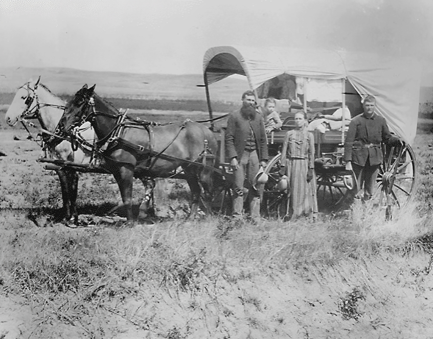 Homesteaders roamed endless open land