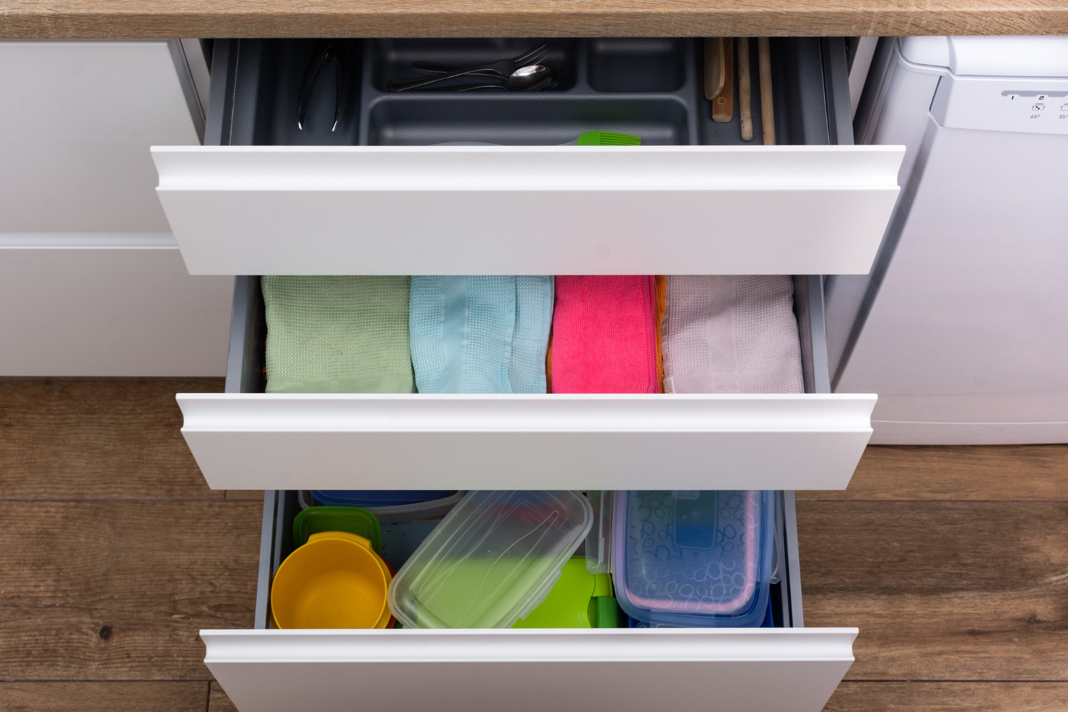 Toe-Kick Drawers In The Kitchen