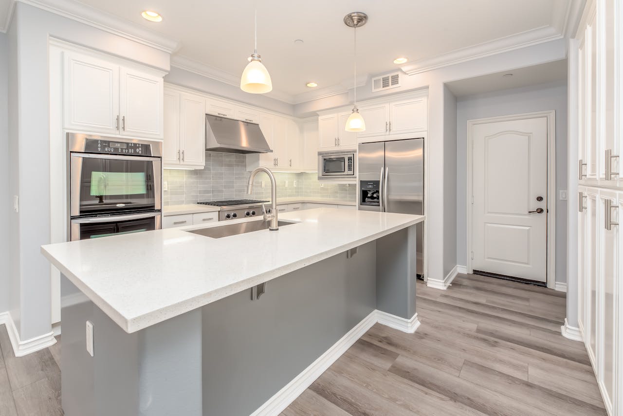 All-White Kitchens With Heavy Contrast Grout