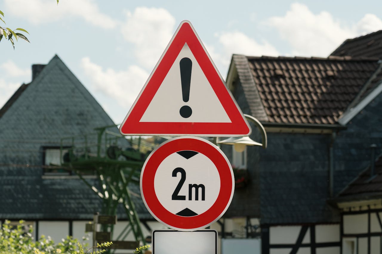 Sign placement rules