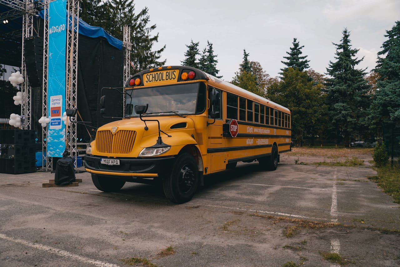 Passing a school bus with the stop arm out