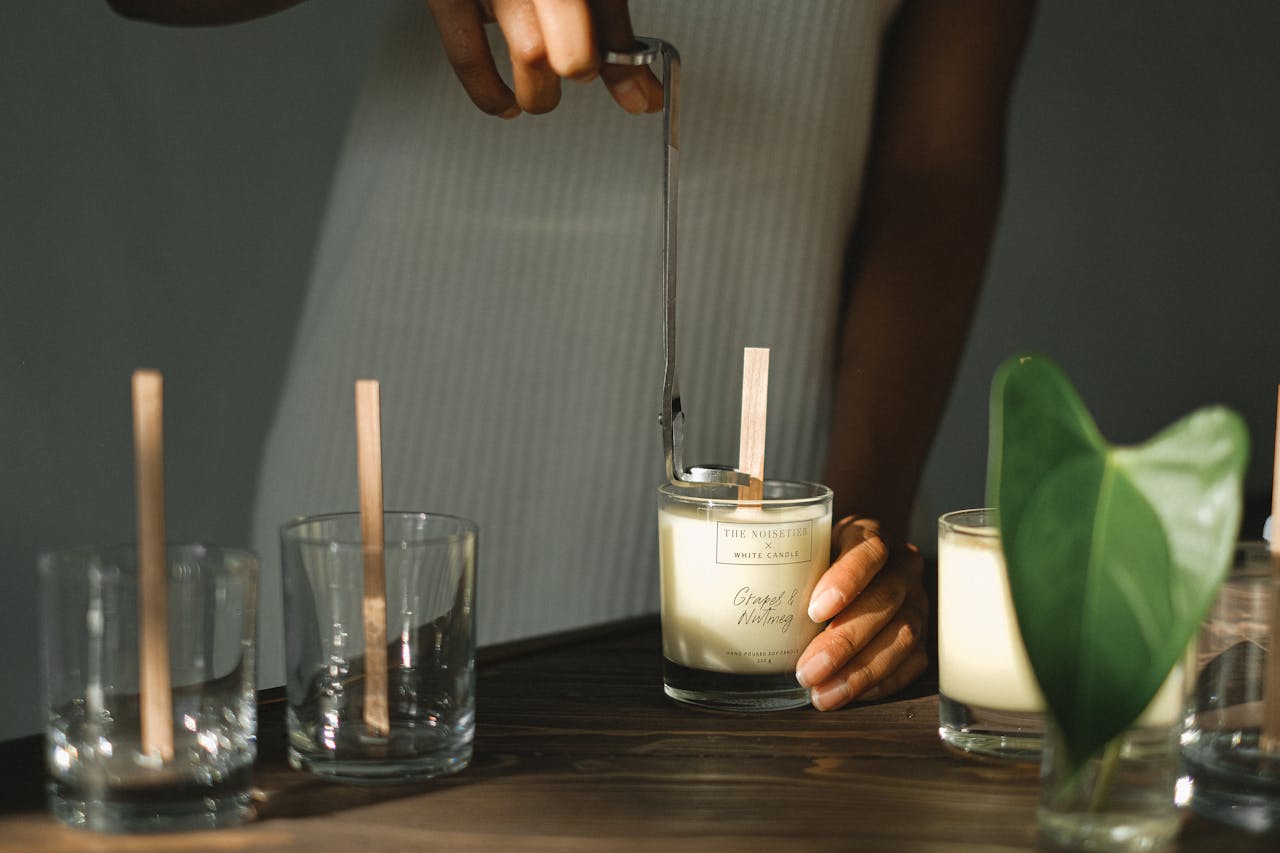 Candle stubs to make a new candle