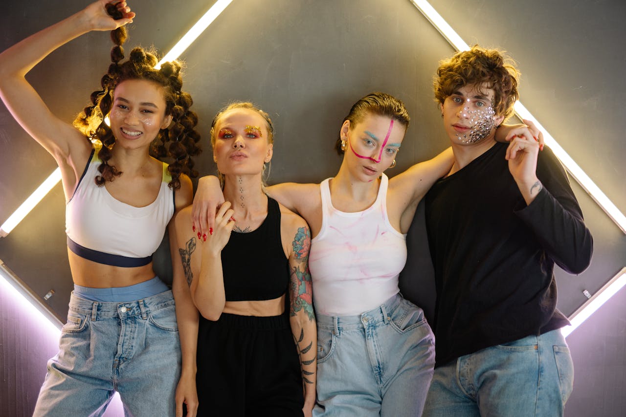 Body Glitter and Temporary Tattoos