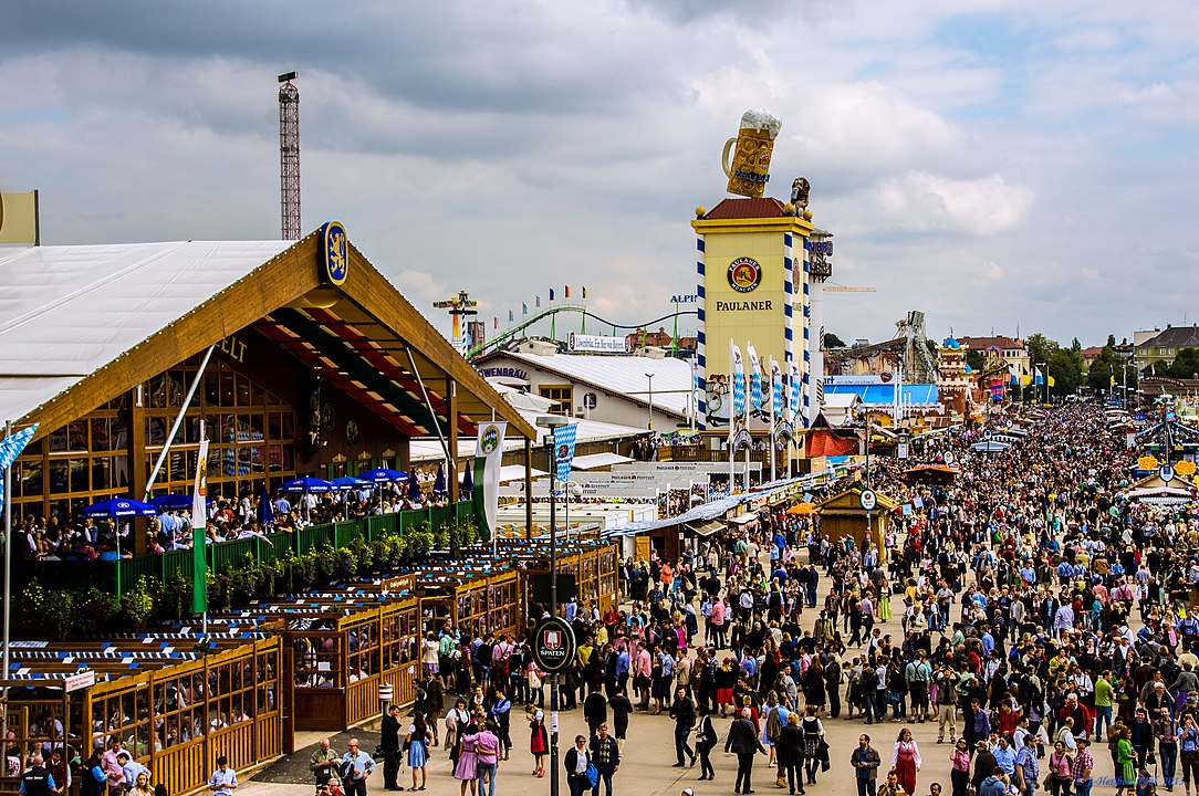 Huge Crowd in Oktoberfest