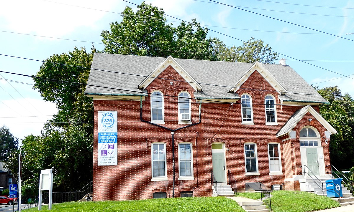 Darby Free Library, Darby, Pennsylvania (1743)
