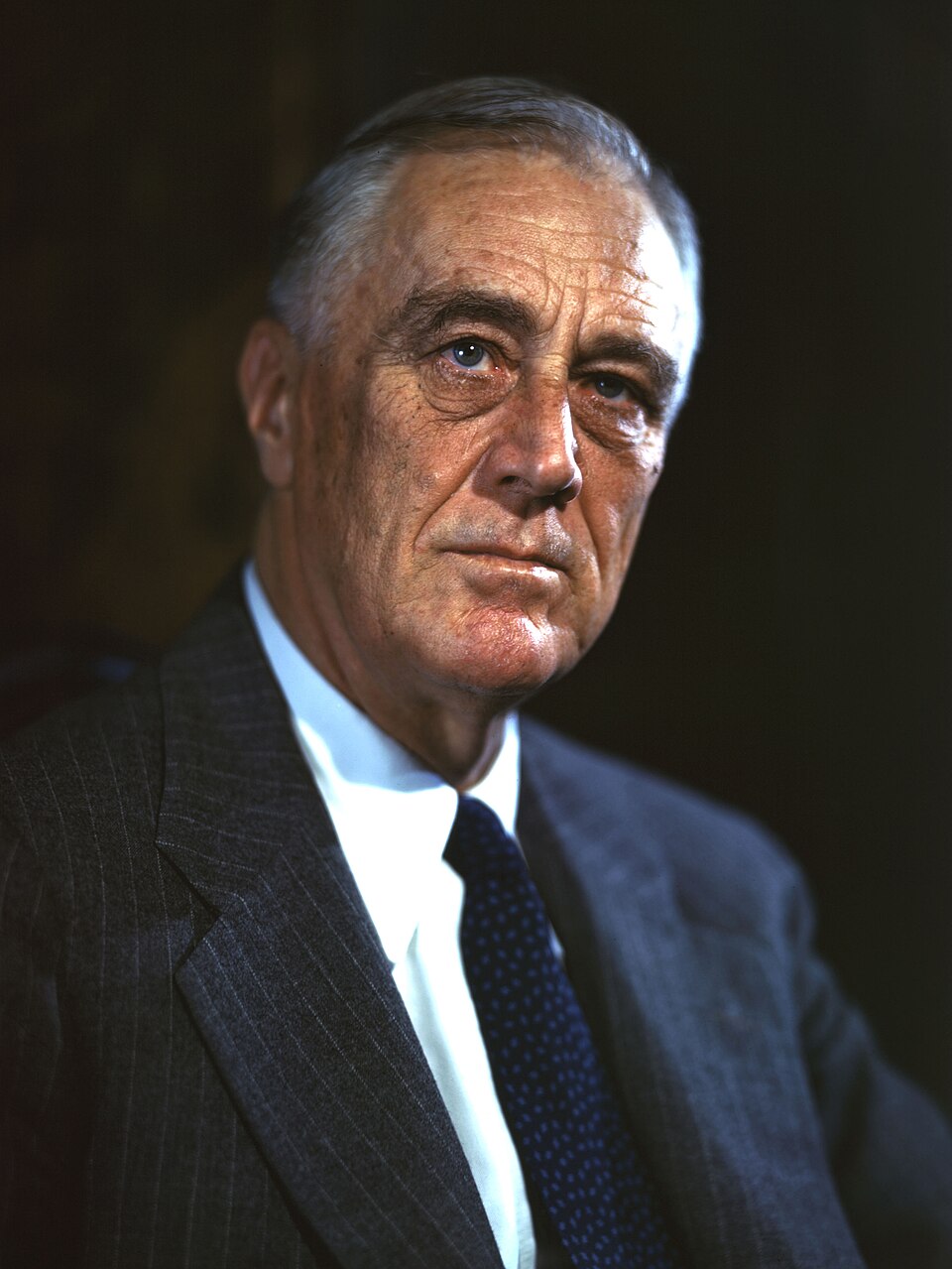 More details Original color transparency taken at 1944 Official Campaign Portrait session Franklin D. Roosevelt