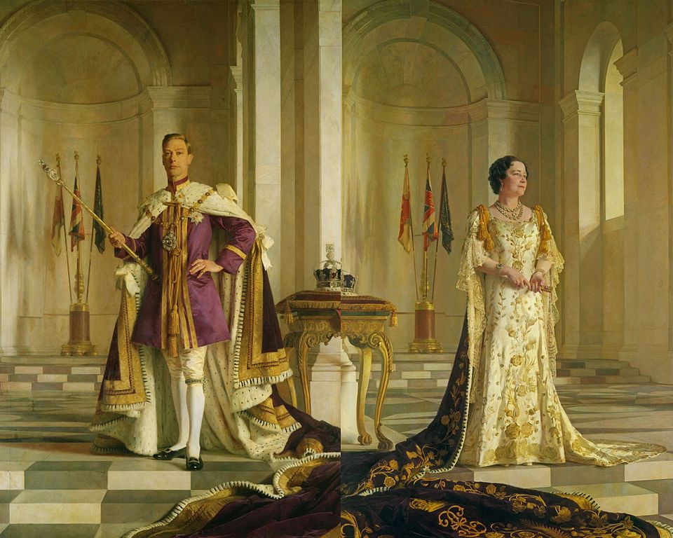 King George VI and Queen Elizabeth The Queen Mother