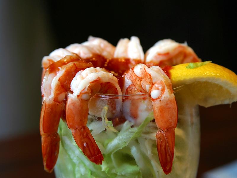 Shrimp Cocktail On Crushed Ice