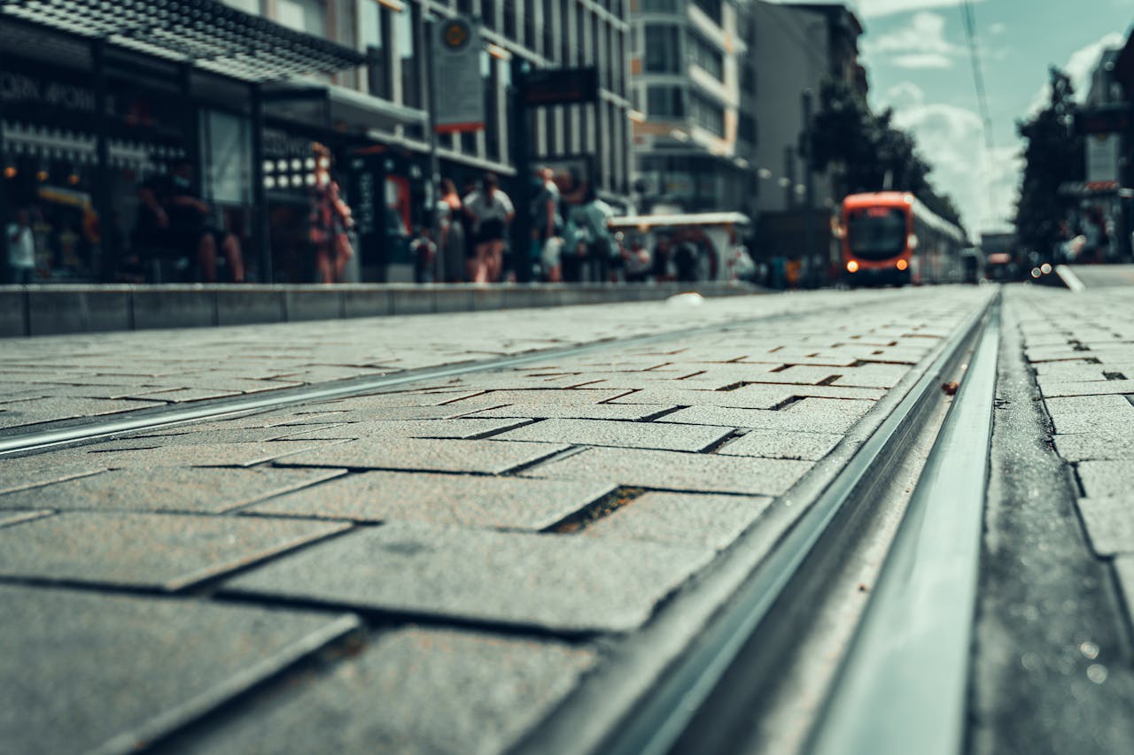 Waxed Streetcar Tracks Crash