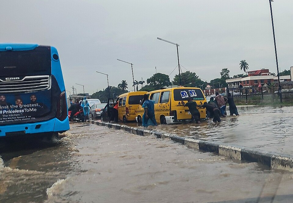 A Nigerian Market Town Underwater