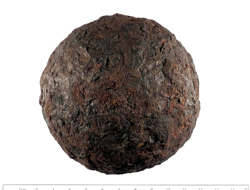 Antique Cannonball With A Past