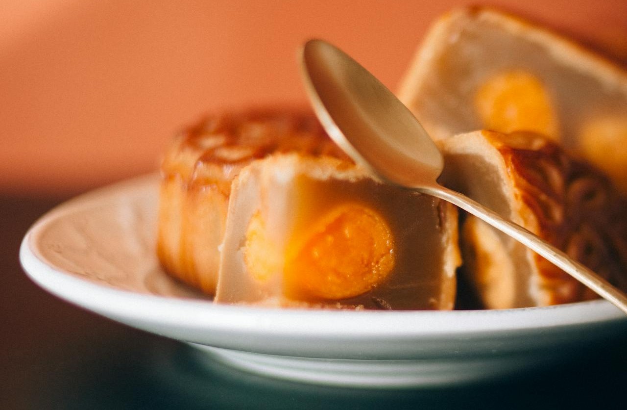 Mooncakes With Egg Yolk Or Meat